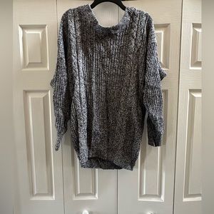 Medium Blue & White sweater